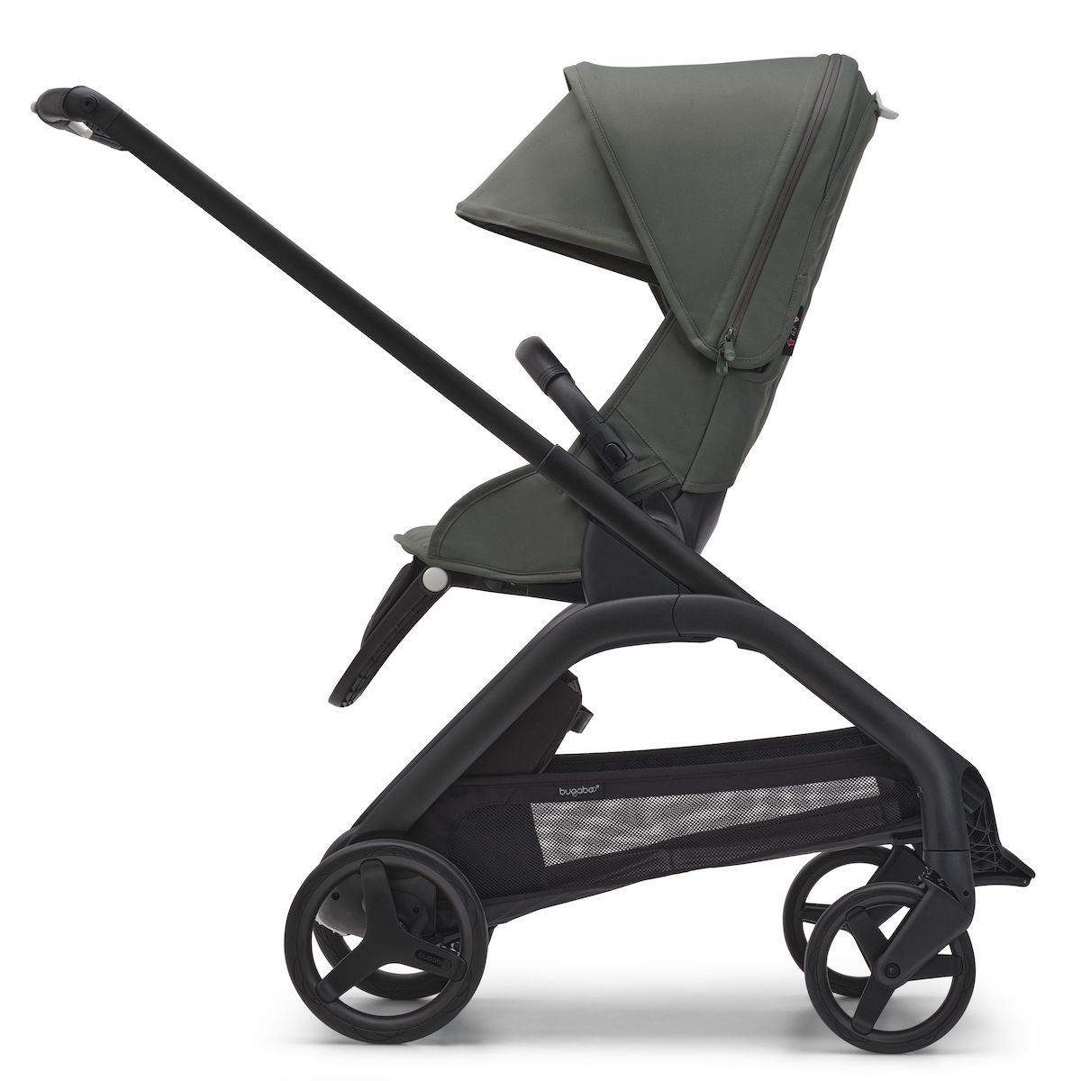 Poussette Bugaboo Dragonfly noir-vert forêt-vert forêt