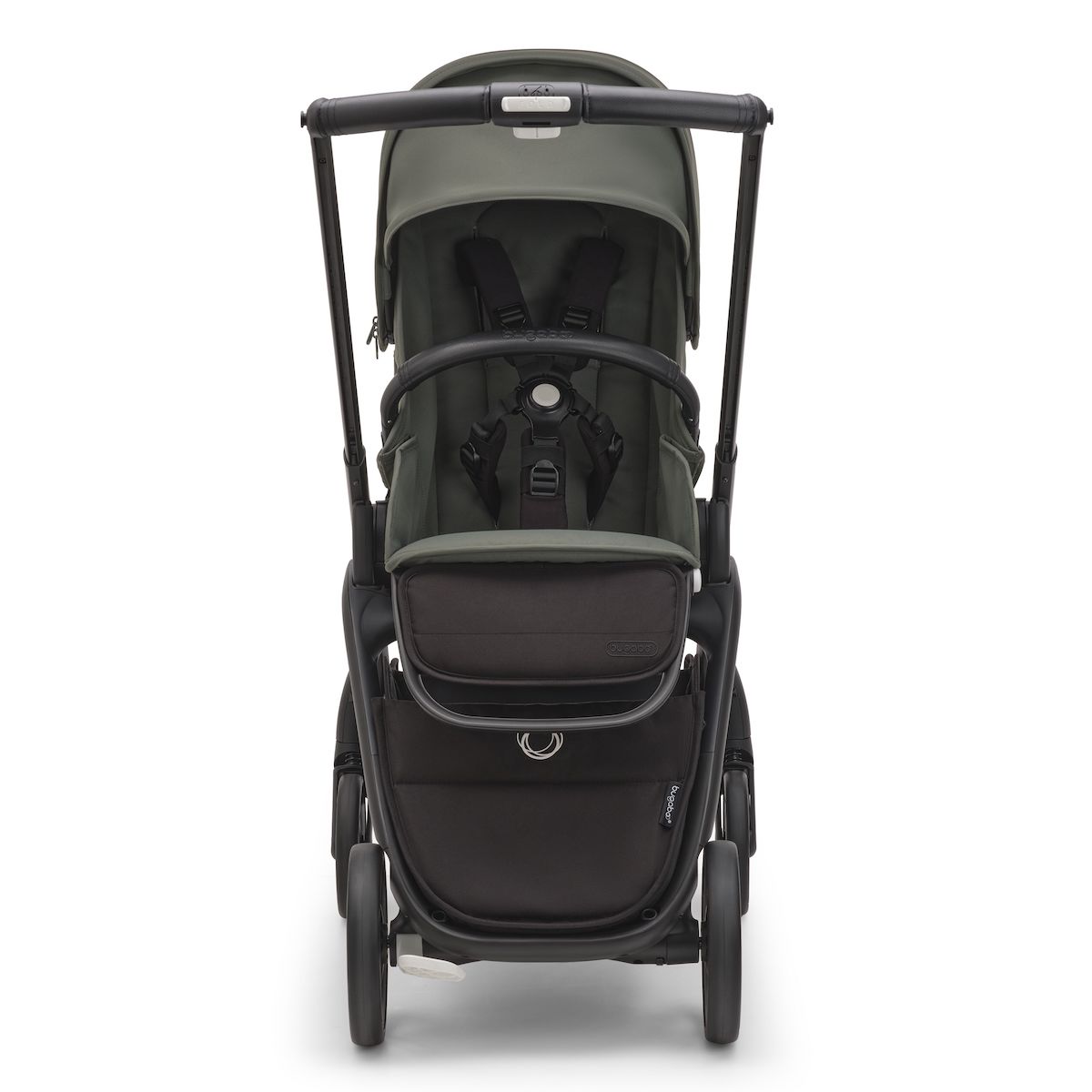 Poussette Bugaboo Dragonfly noir-vert forêt-vert forêt