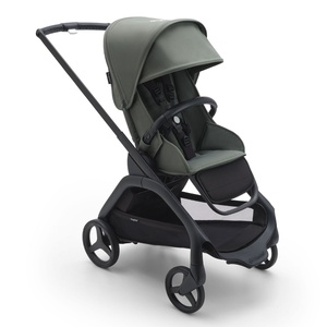 Poussette Bugaboo Dragonfly noir-vert forêt-vert forêt