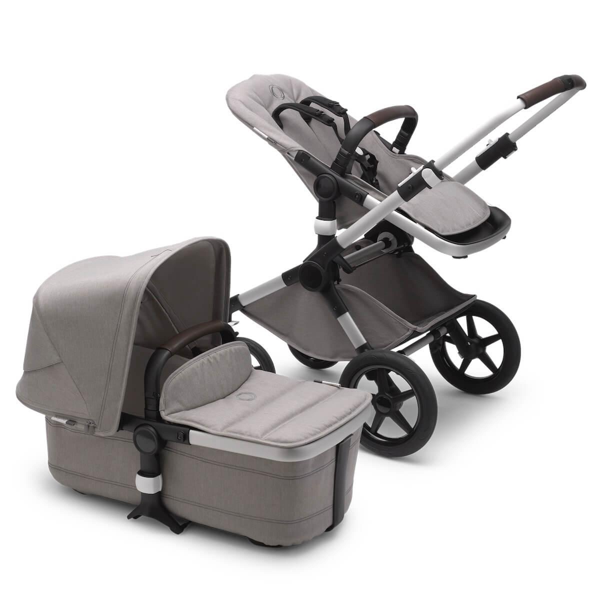 Poussette complet FOX2 Mineral Bugaboo alu-light grey