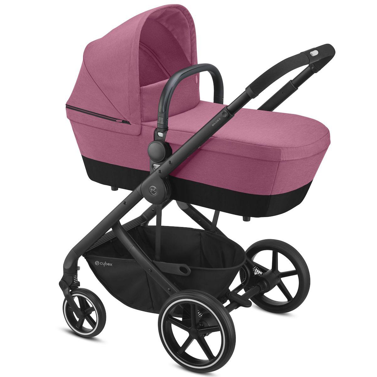 Poussette complète BALIOS S 2in1 BLK Cybex Magnolia pink-purple