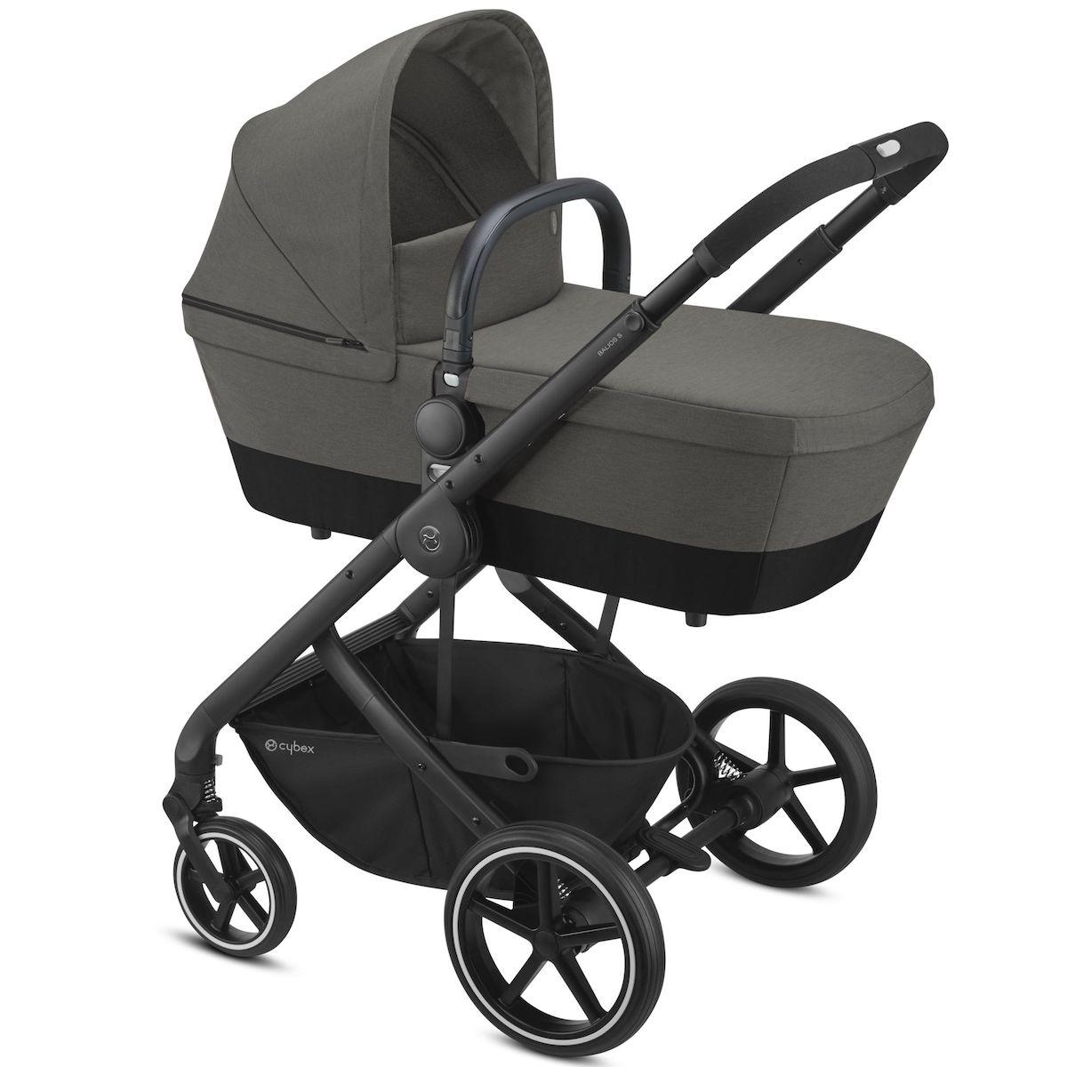 Poussette complète BALIOS S 2in1 BLK Cybex Soho grey-mid grey