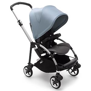 Poussette complète bugaboo BEE6 alu-gris bleu vapeur