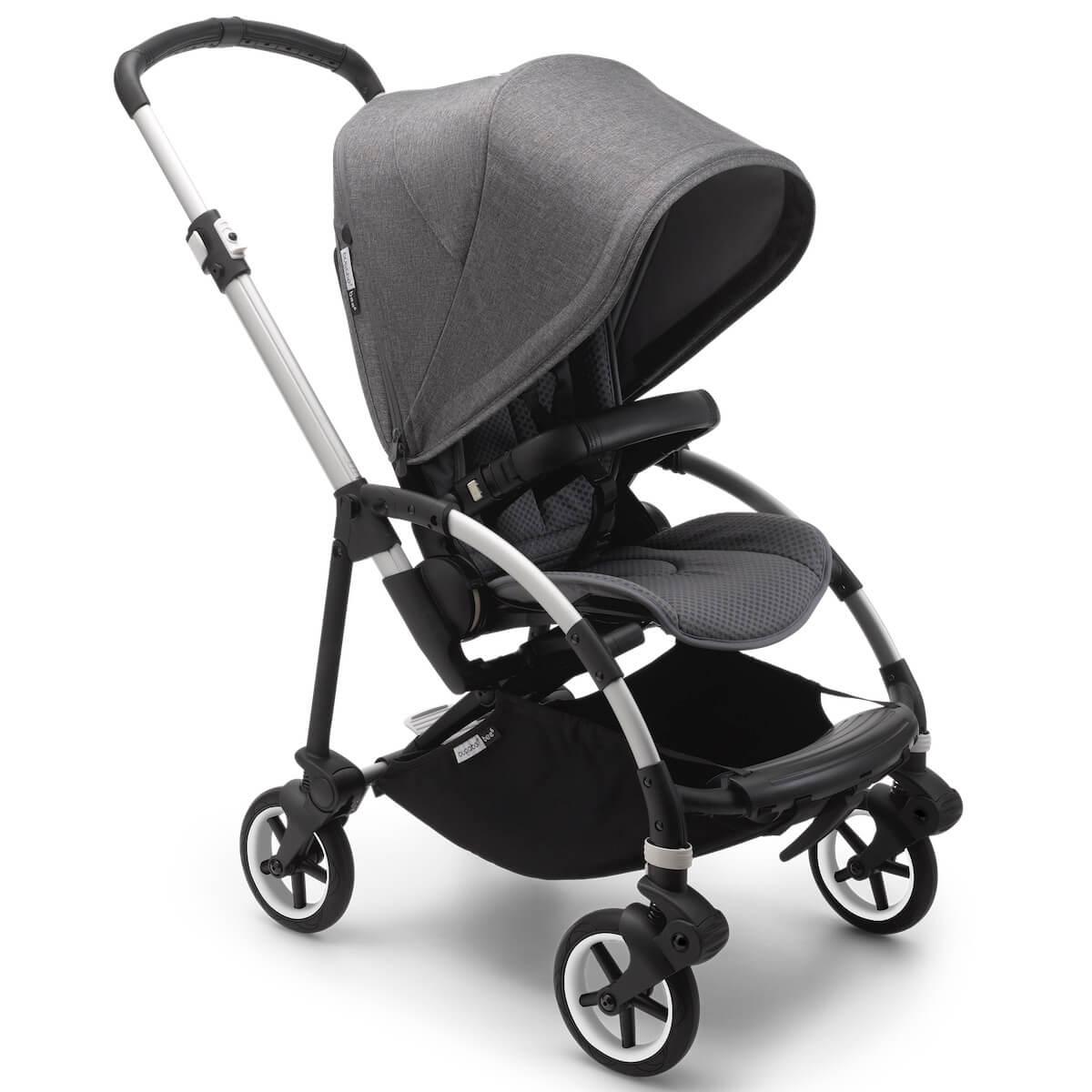 Poussette complète bugaboo BEE6 alu-gris mélange