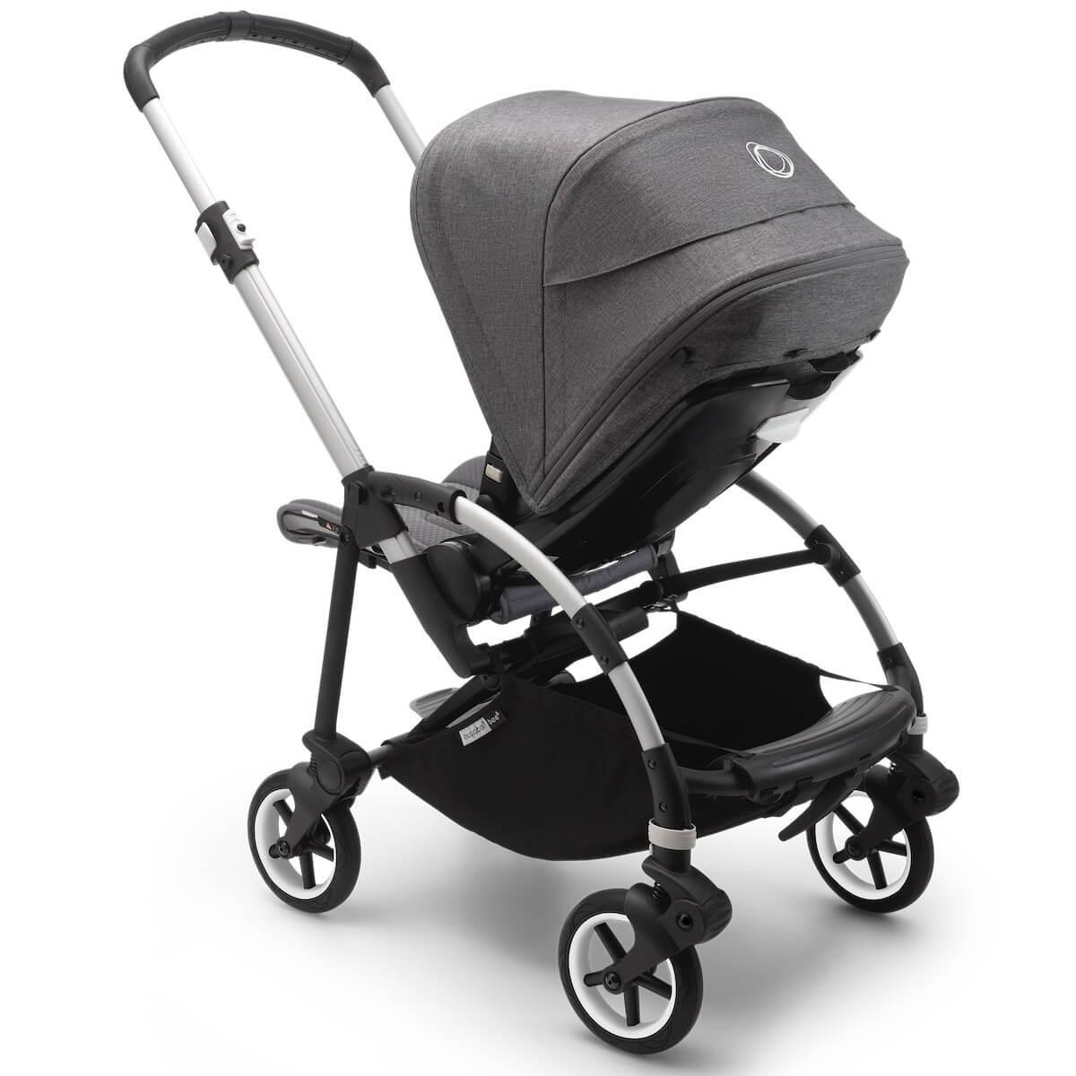 Poussette complète bugaboo BEE6 alu-gris mélange