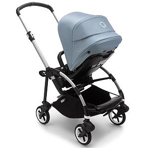 Poussette complète bugaboo BEE6 alu-noir bleu vapeur
