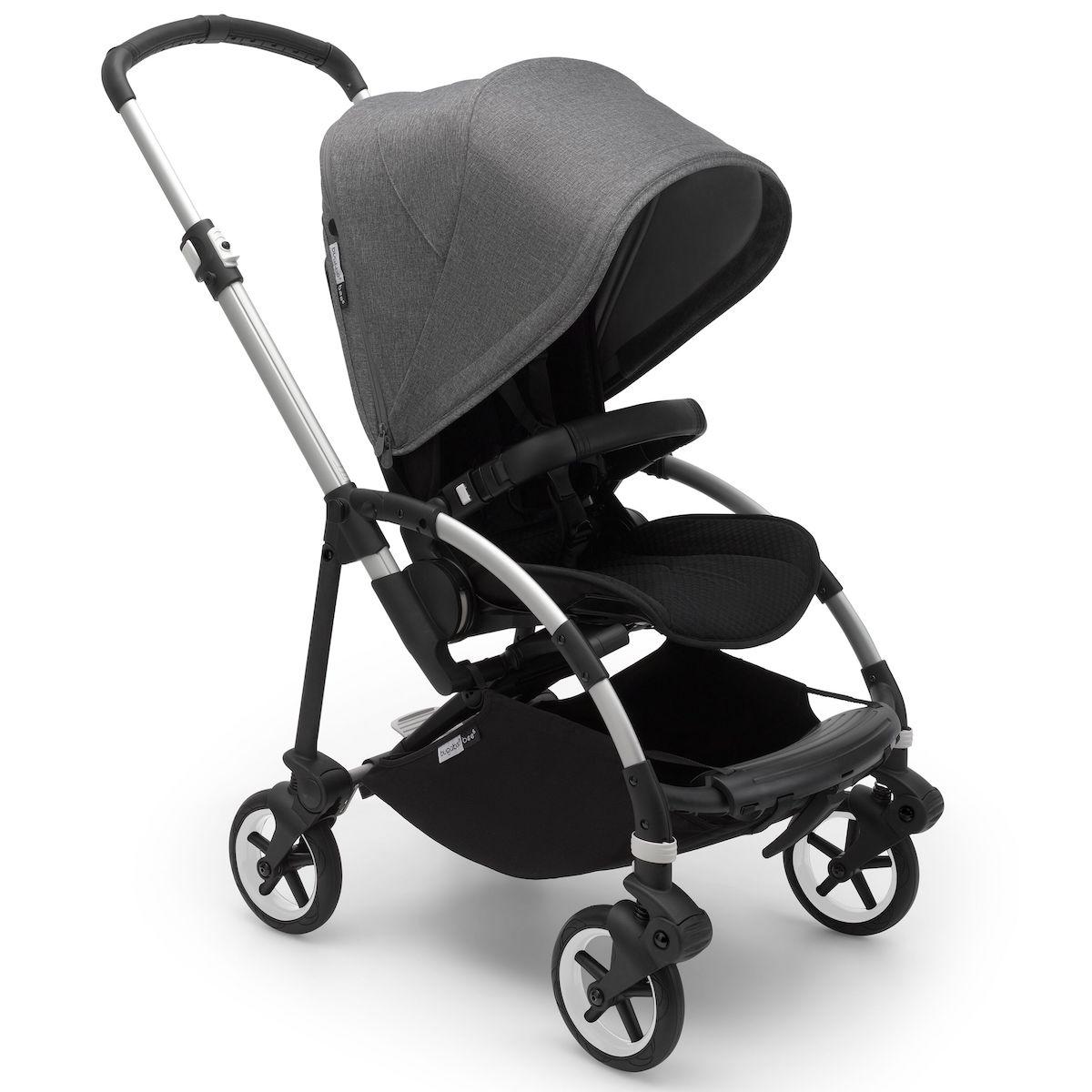 Poussette complète bugaboo BEE6 alu-noir mélange