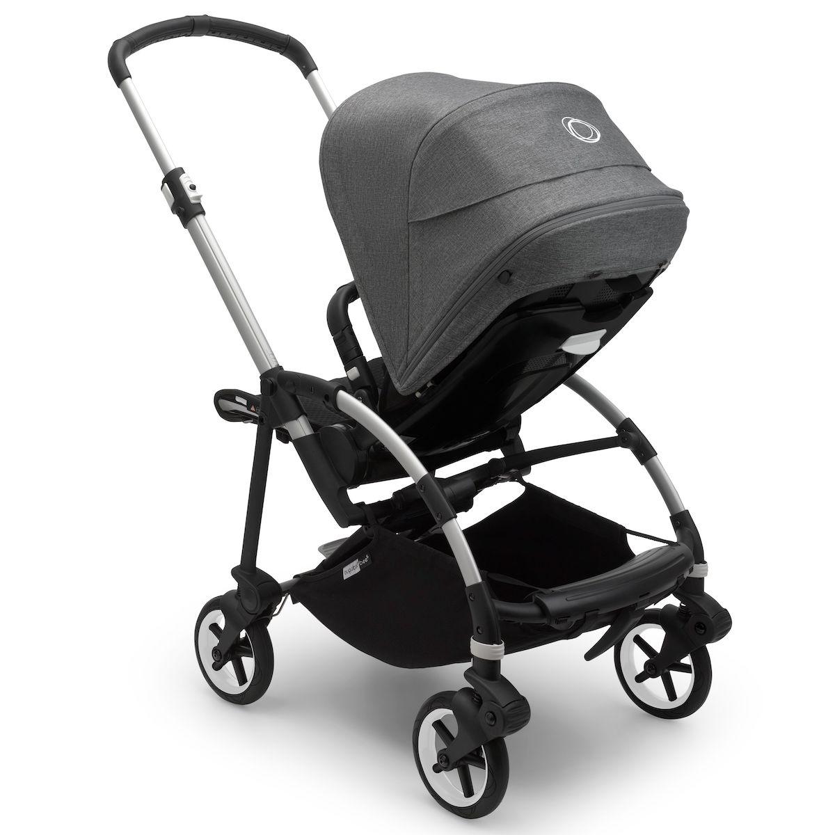 Poussette complète bugaboo BEE6 alu-noir mélange