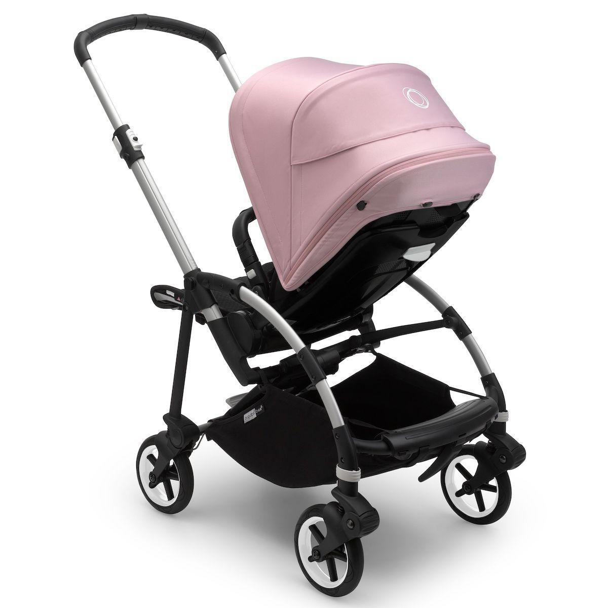 Poussette complète bugaboo BEE6 alu-noir rose pastel
