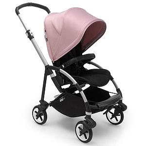 Poussette complète bugaboo BEE6 alu-noir rose pastel