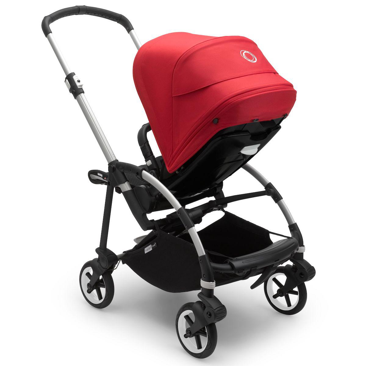 Poussette complète bugaboo BEE6 alu-noir rouge