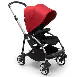 Poussette complète bugaboo BEE6 alu-noir rouge