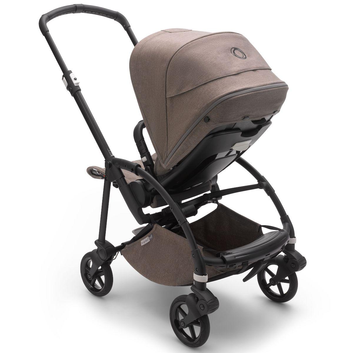 Poussette complète bugaboo BEE6 MINERAL noir-taupe-taupe