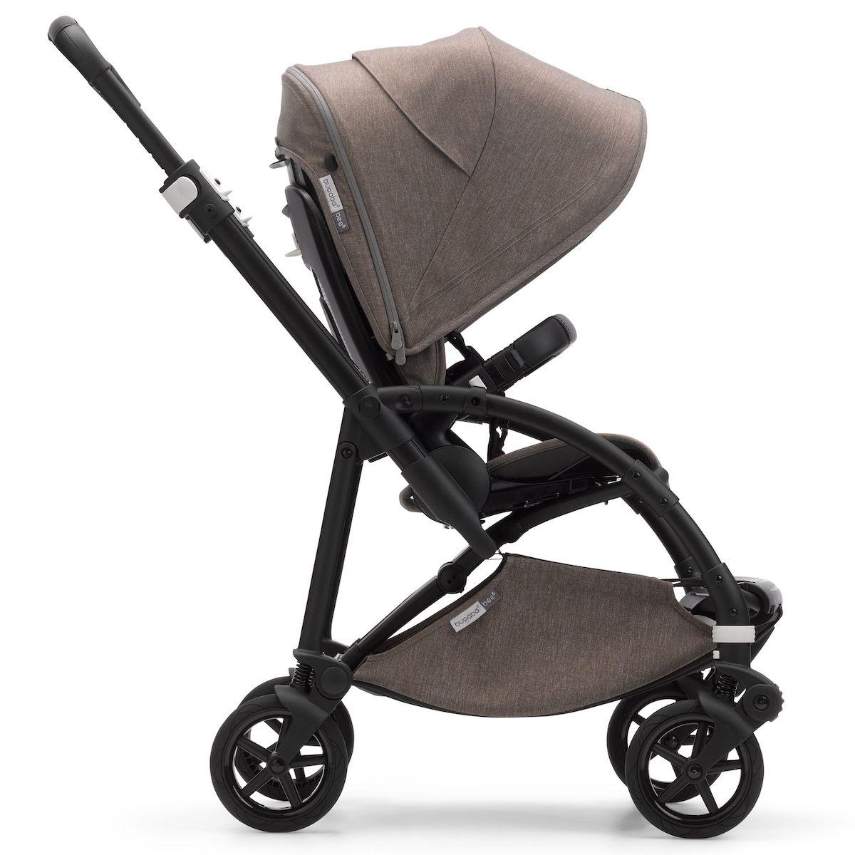 Poussette complète bugaboo BEE6 MINERAL noir-taupe-taupe