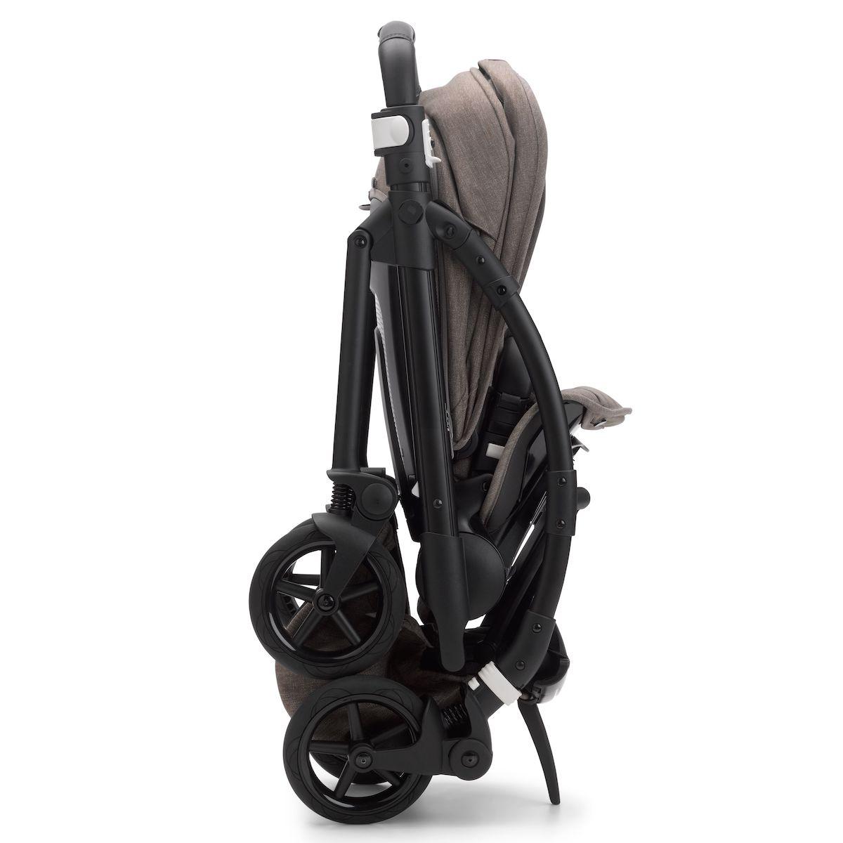 Poussette complète bugaboo BEE6 MINERAL noir-taupe-taupe
