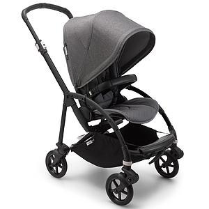 Poussette complète bugaboo BEE6 noir-gris mélange