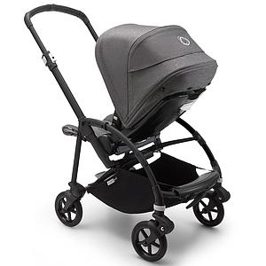 Poussette complète bugaboo BEE6 noir-gris mélange