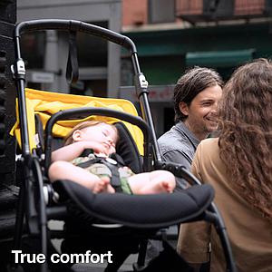Poussette complète bugaboo BEE6 noir-gris noir