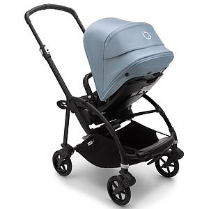 Poussette complète bugaboo BEE6 noir-noir Bleu vapeur