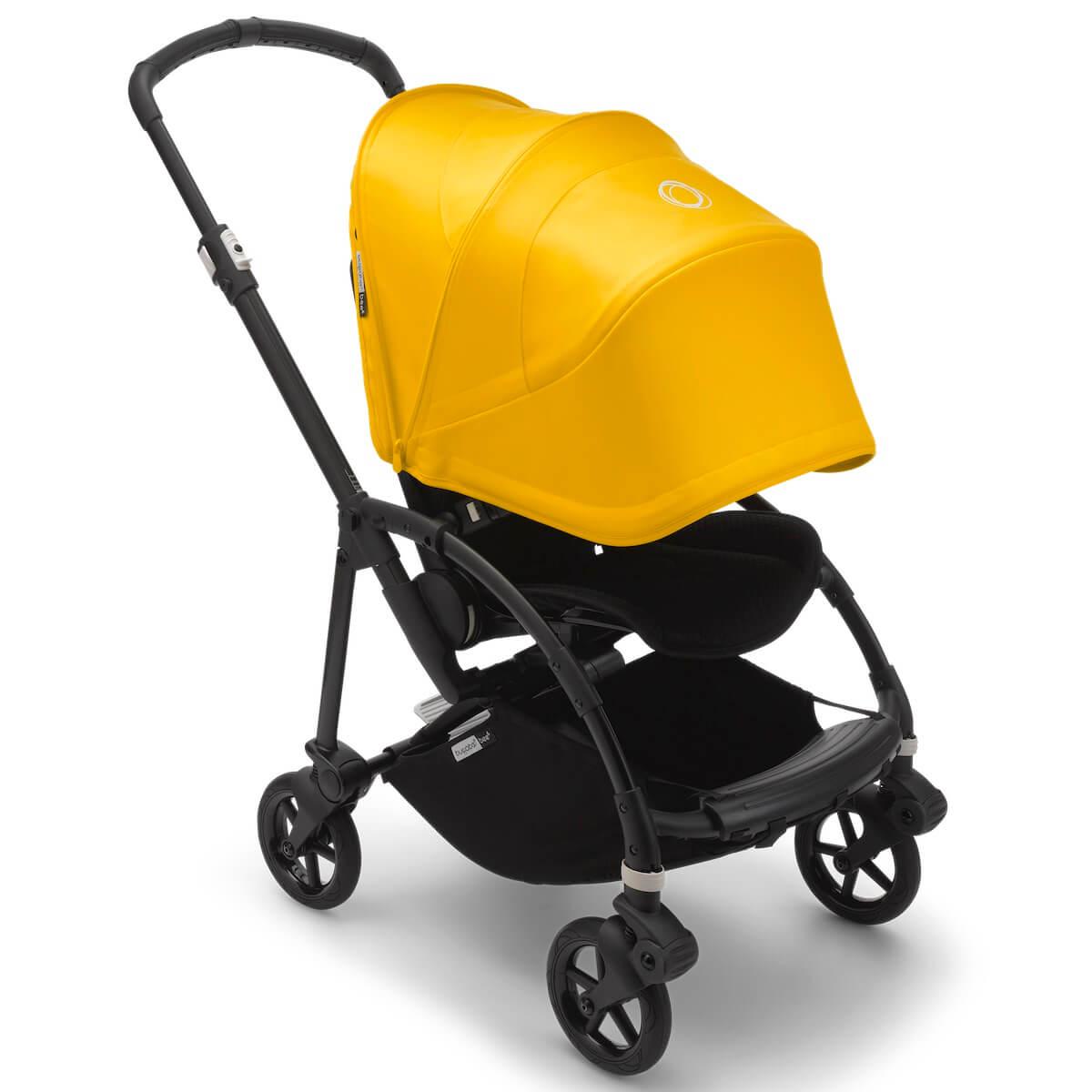 Poussette complète bugaboo BEE6 noir-noir lemon