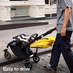 Poussette complète bugaboo BEE6 noir-noir Mélange