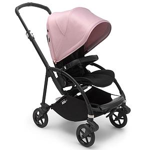 Poussette complète bugaboo BEE6 noir-noir rose pastel