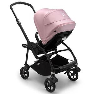 Poussette complète bugaboo BEE6 noir-noir rose pastel
