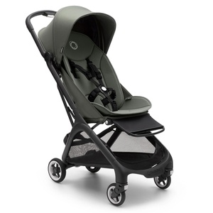 Poussette complète bugaboo BUTTERFLY noir-vert forêt-vert forêt