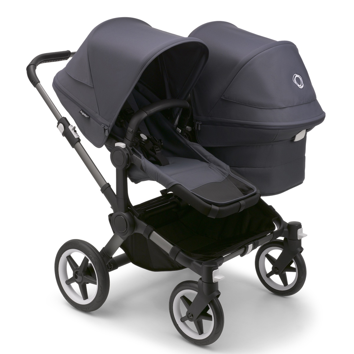 Poussette complète bugaboo DONKEY 5 MONO Graphite-Stormy blue
