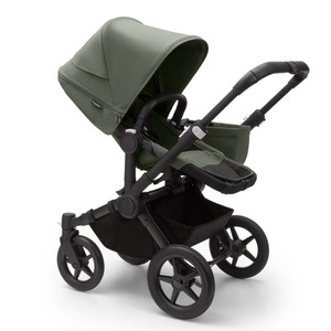Poussette complète bugaboo DONKEY 5 MONO noir-vert forêt-vert forêt
