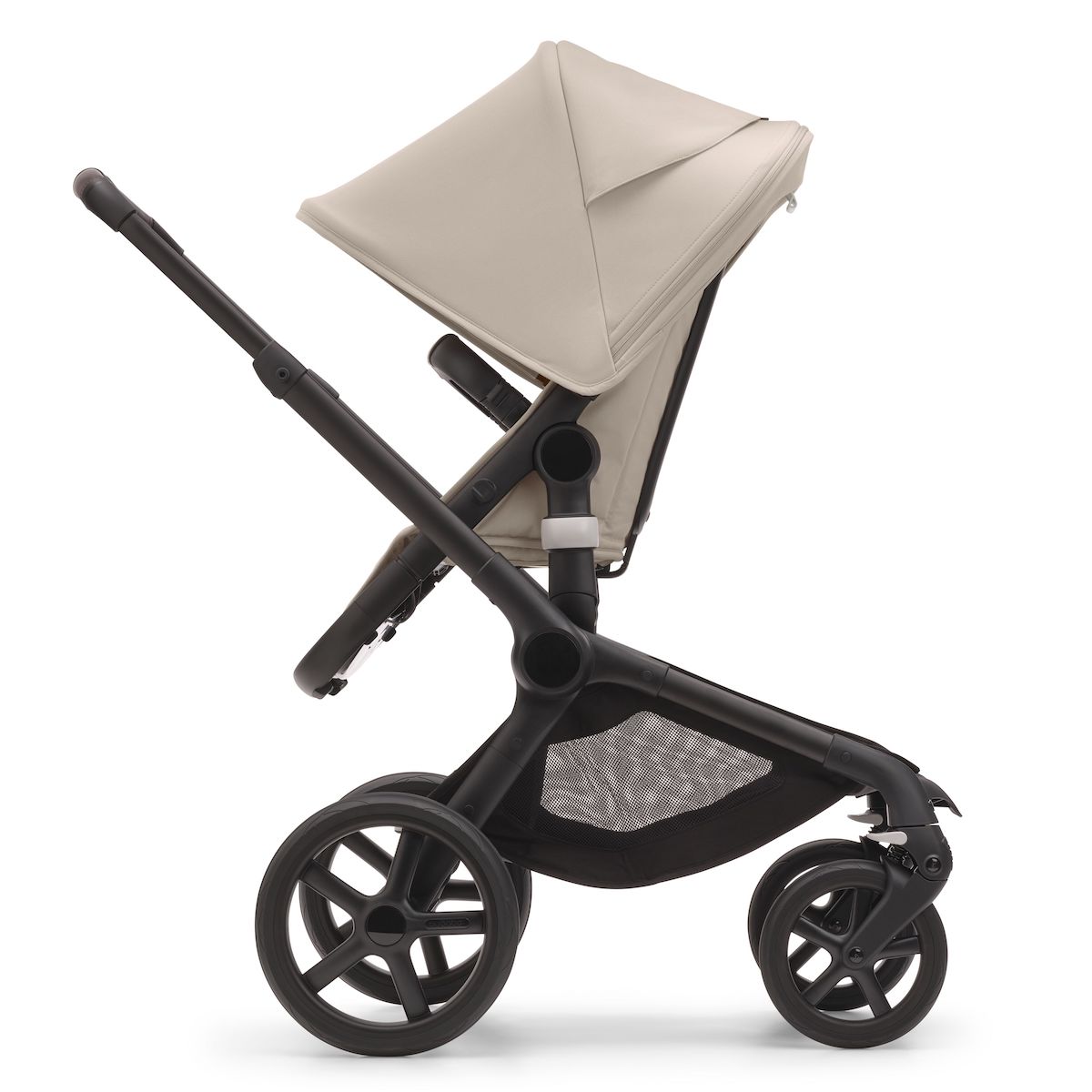 Poussette complète Bugaboo FOX 5 Black-Desert taupe