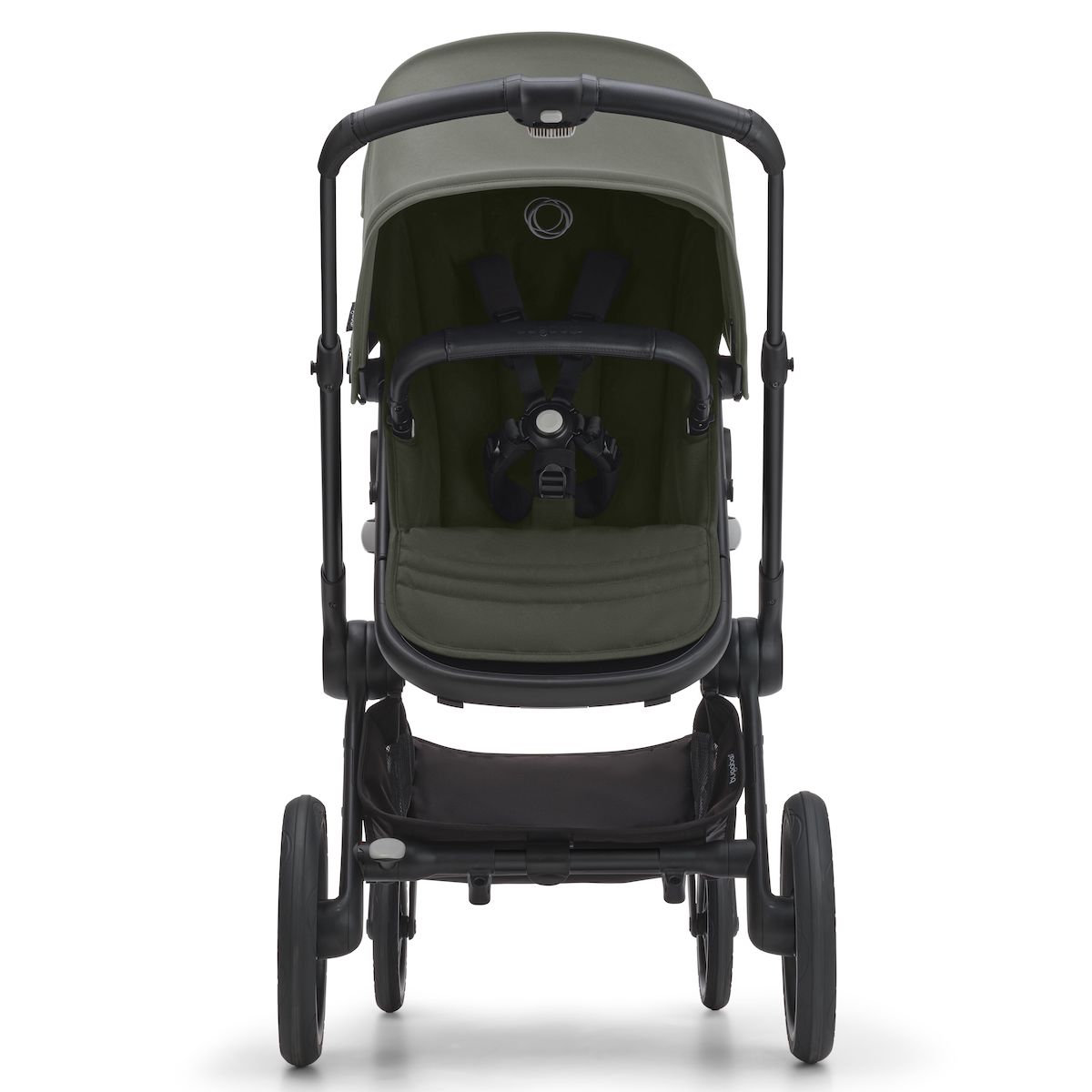Poussette complète Bugaboo FOX 5 noir-vert forêt