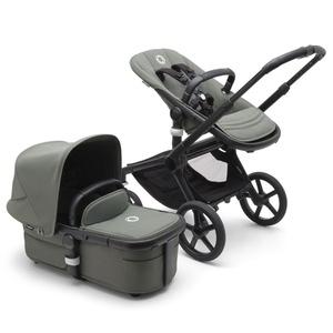 Poussette complète Bugaboo FOX 5 noir-vert forêt