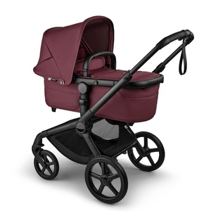 Poussette complète Bugaboo FOX 5 Renew Black Dark cherry