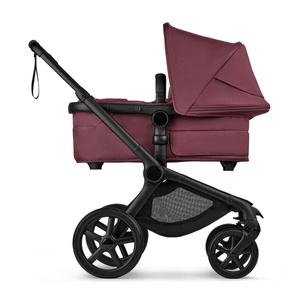 Poussette complète Bugaboo FOX 5 Renew Black Dark cherry