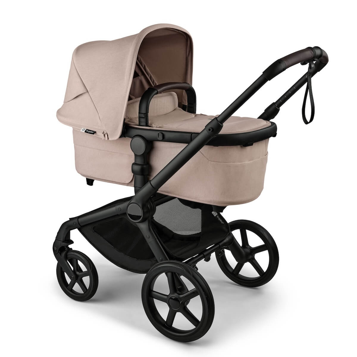 Poussette complète Bugaboo FOX 5 Renew Black Desert taupe melange