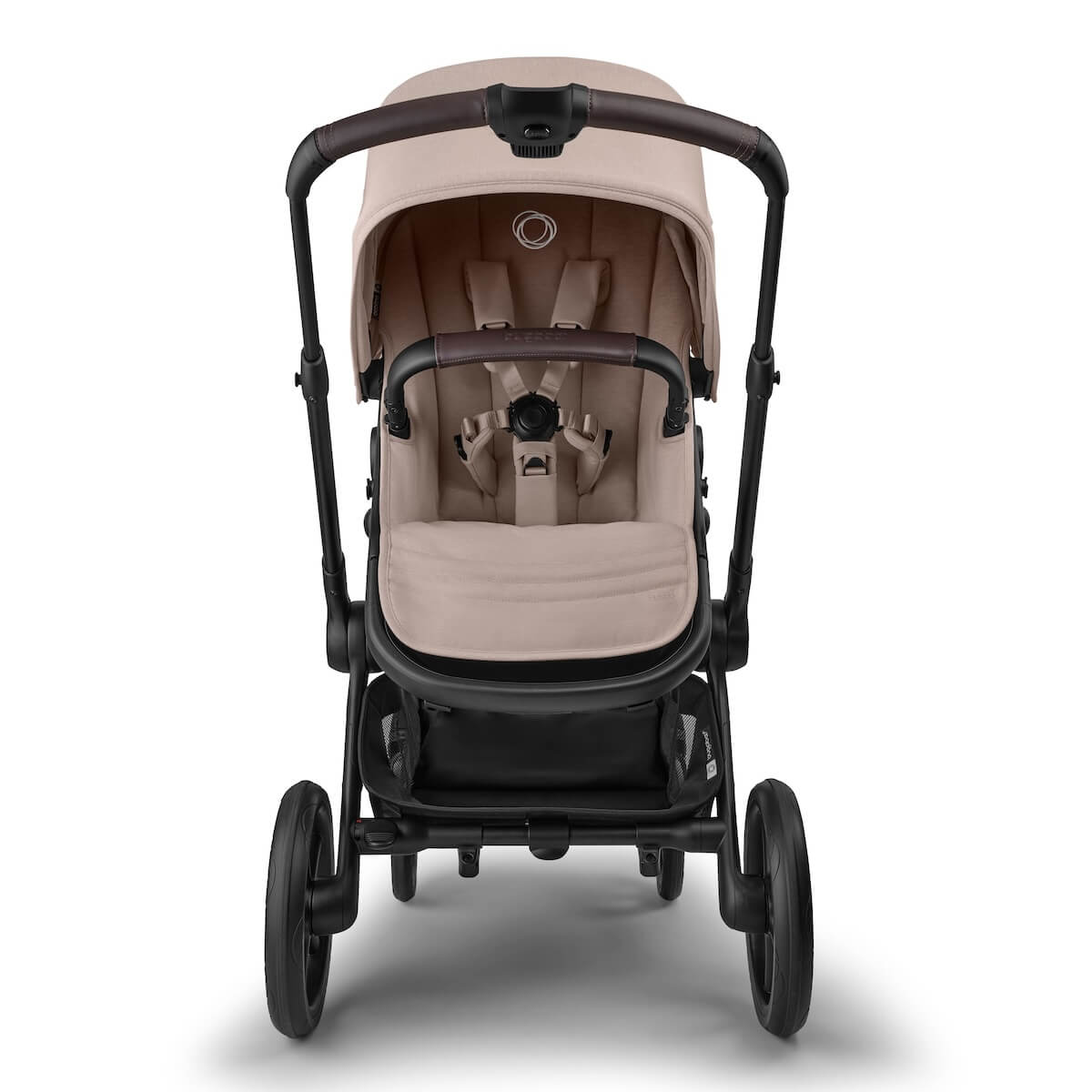 Poussette complète Bugaboo FOX 5 Renew Black Desert taupe melange