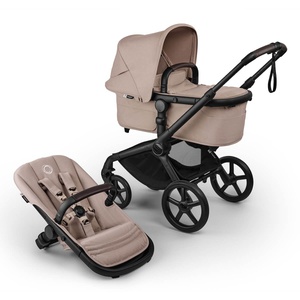 Poussette complète Bugaboo FOX 5 Renew Black Desert taupe melange