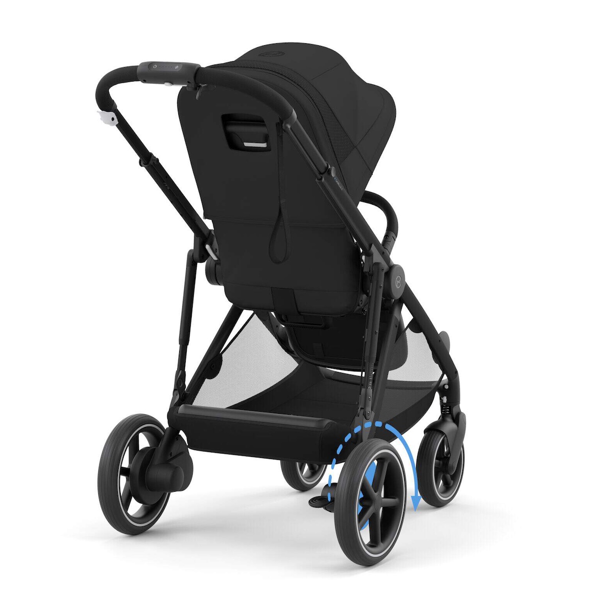 Poussette complète eGAZELLE S black BP Cybex Moon Black