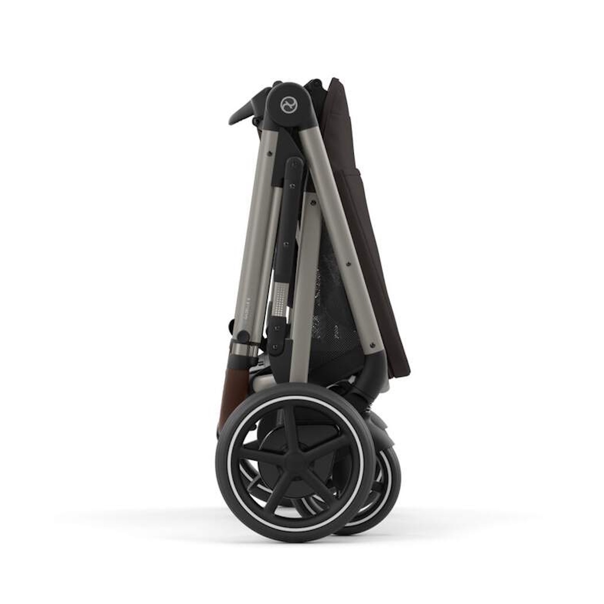 Poussette complète eGAZELLE S Cybex Taupe Chocolate Brown
