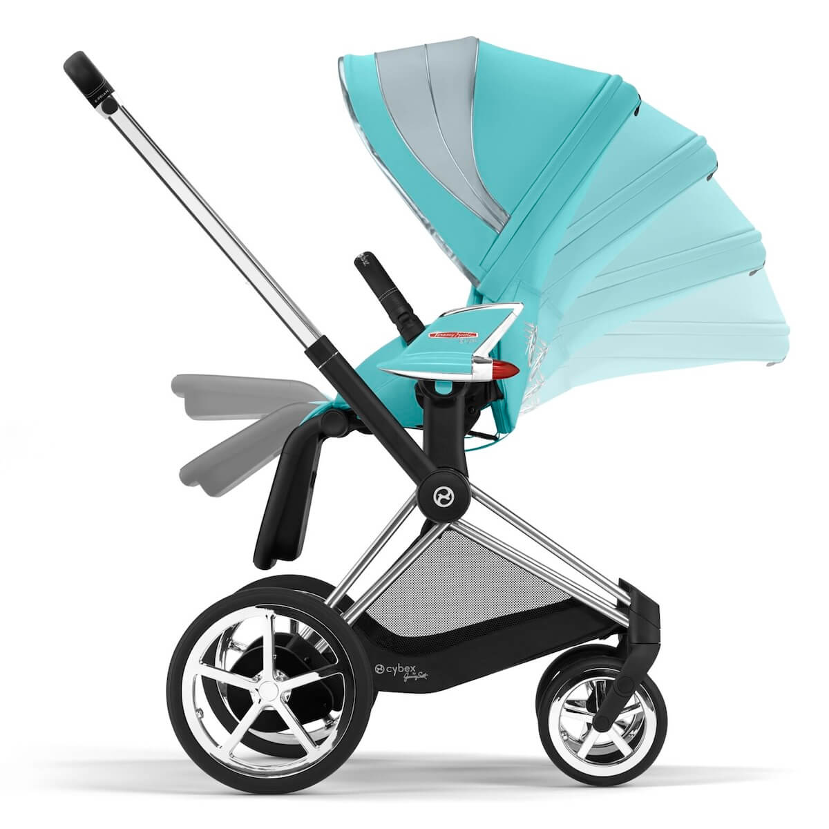 Poussette complète ePRIAM Cybex Jeremy Scott light blue