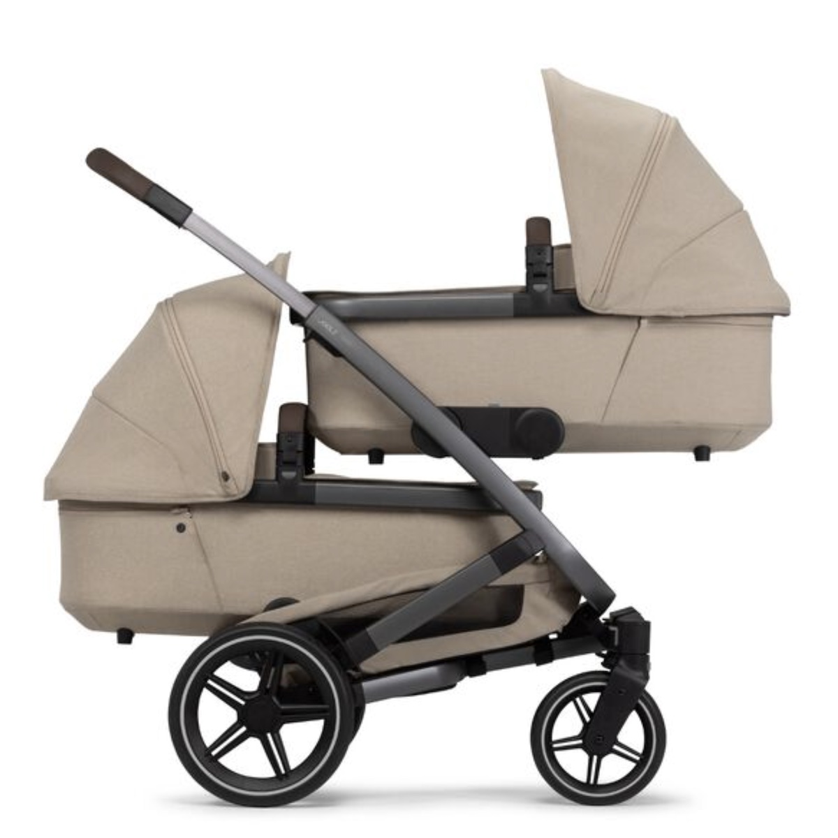 Poussette complète GEO3 TWIN Joolz Sandy taupe