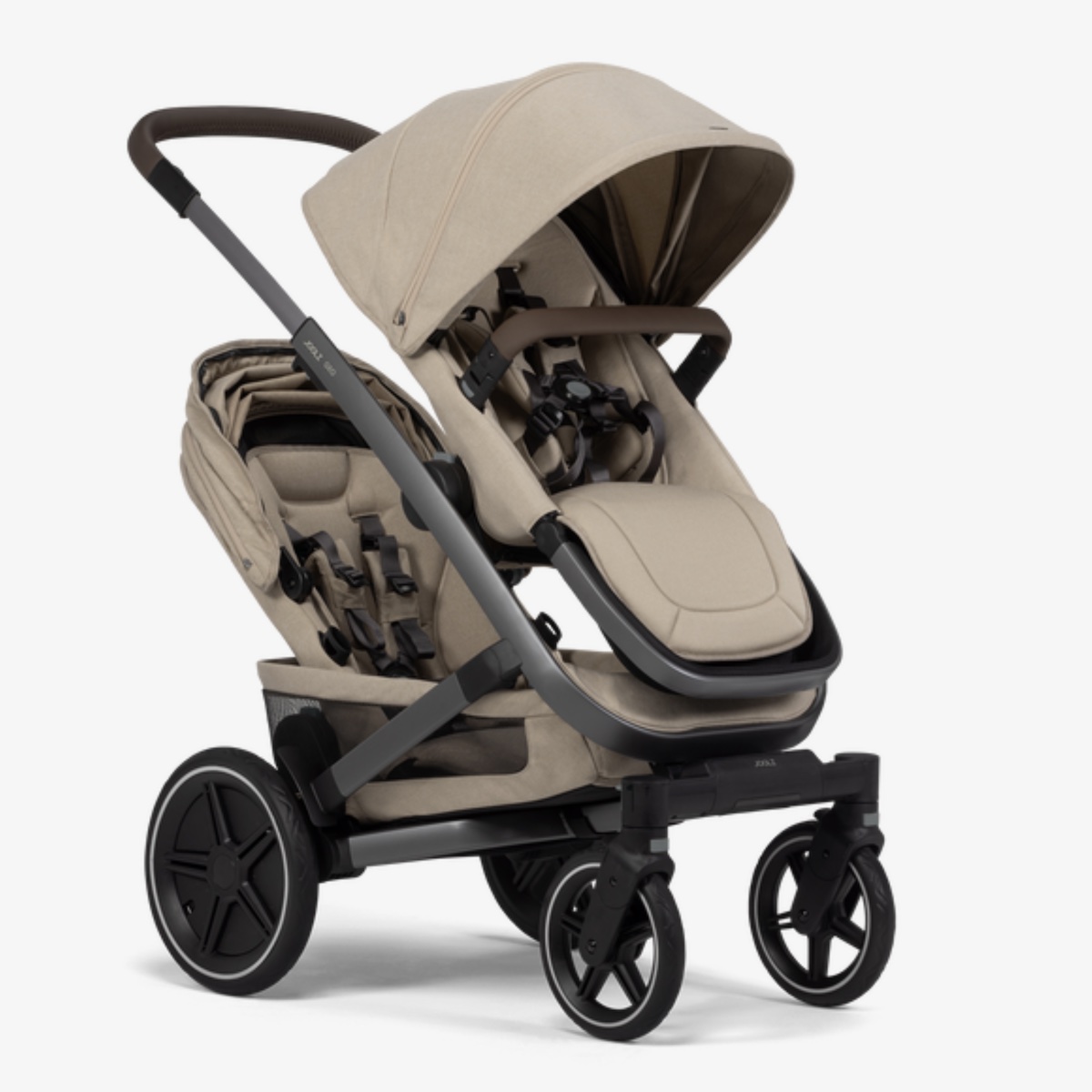 Poussette complète GEO3 TWIN Joolz Sandy taupe