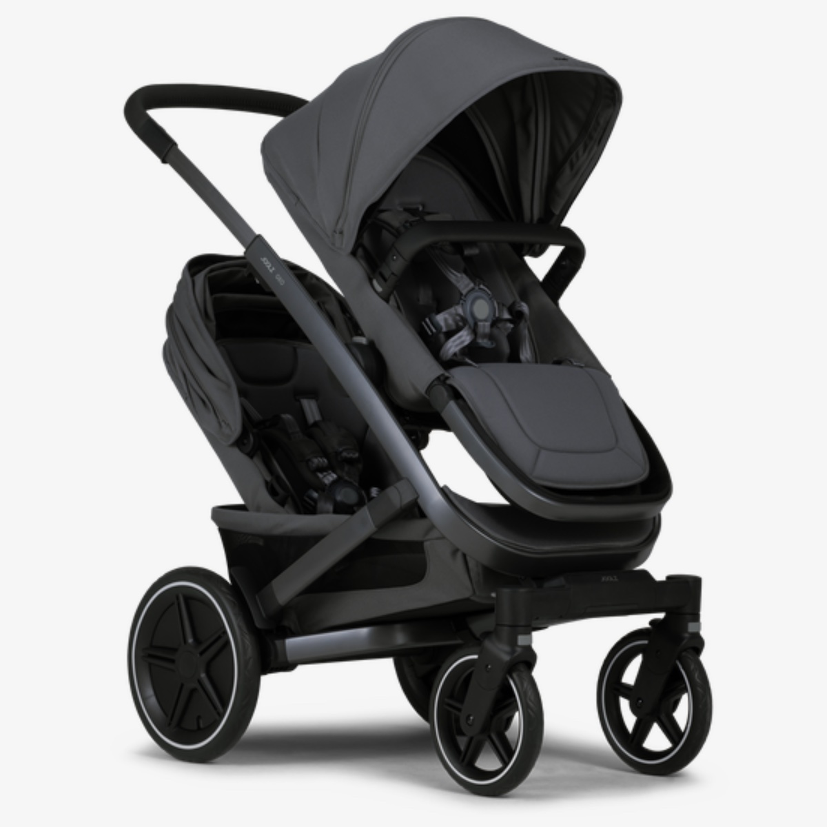 Poussette complète GEO3 TWIN Joolz Stone grey
