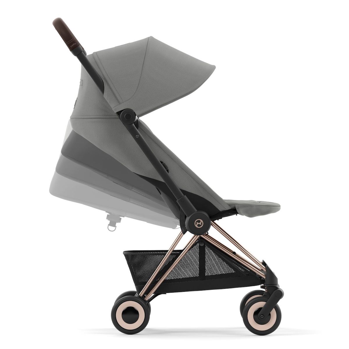 Poussette COŸA Cybex Rosegold-MirageGrey