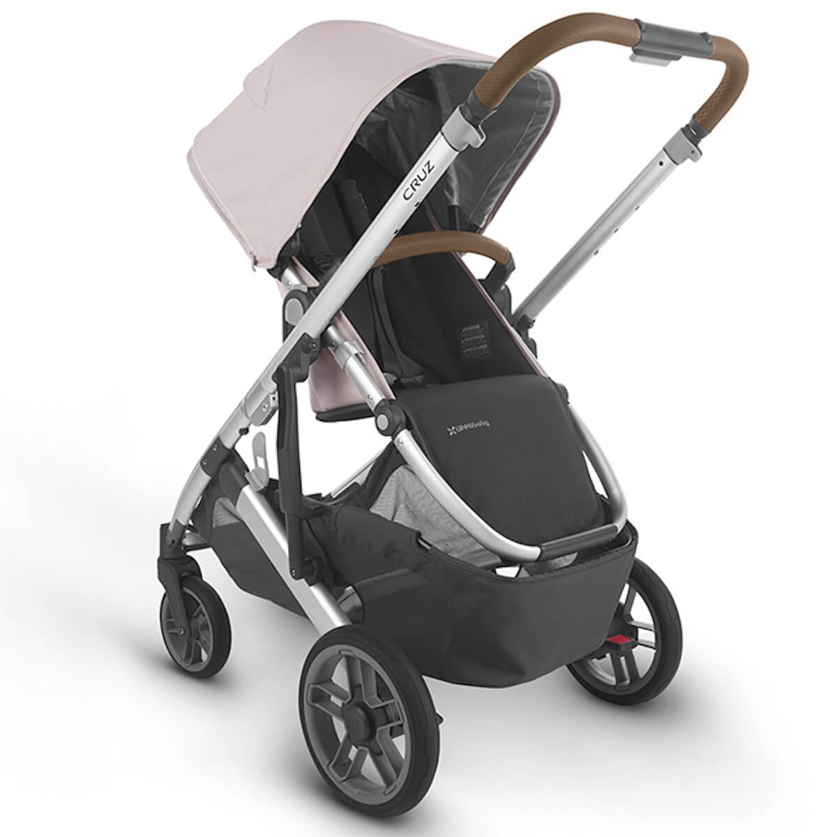 Poussette CRUZ V2 Uppababy Alice dusty pink-silver-saddle leather 