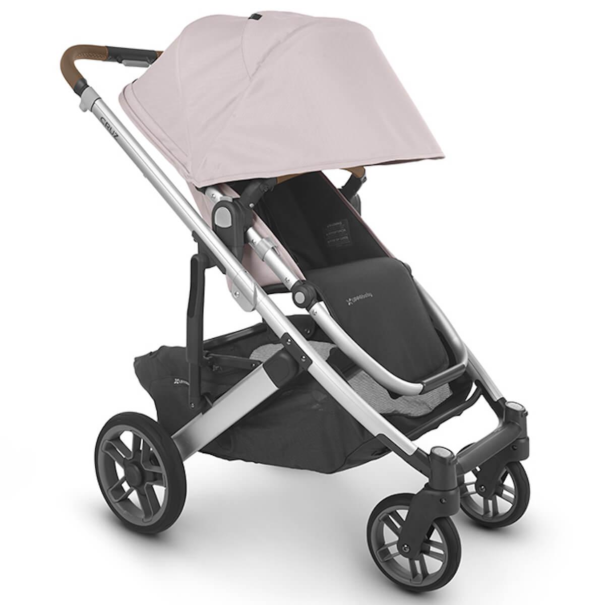 Poussette CRUZ V2 Uppababy Alice dusty pink-silver-saddle leather 