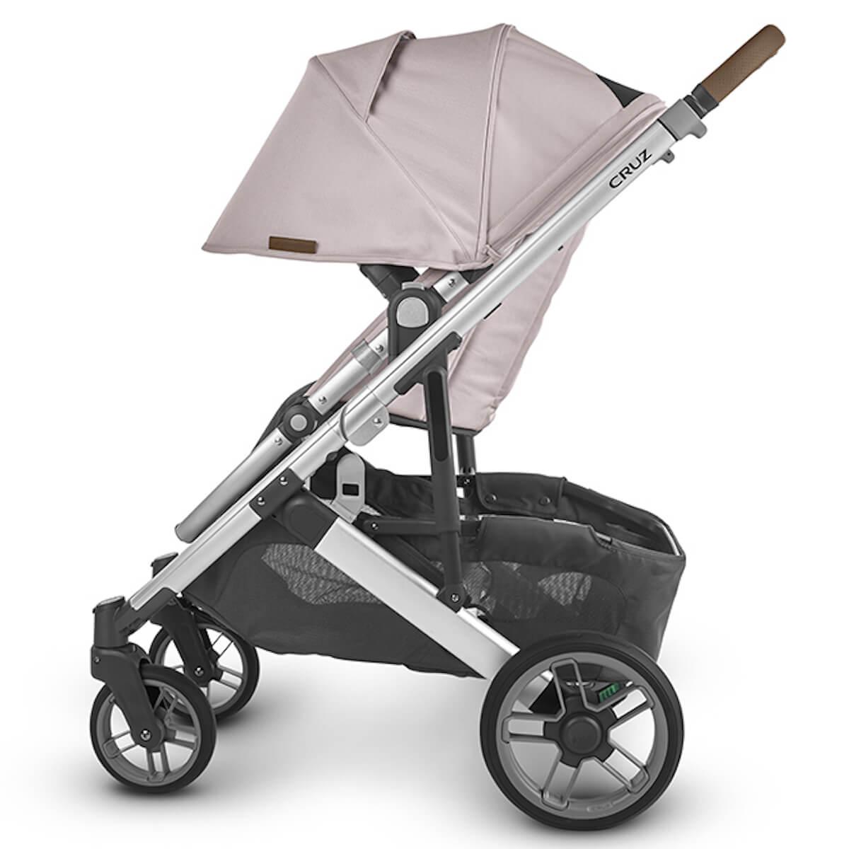 Poussette CRUZ V2 Uppababy Alice dusty pink-silver-saddle leather 