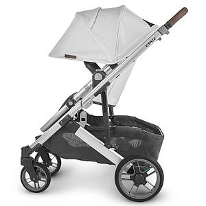 Poussette CRUZ V2 Uppababy Bryce blanc-silver-saddle leather