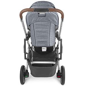 Poussette CRUZ V2 Uppababy Gregory bluegrey melée-silver-saddle leather